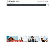Tablet Screenshot of peakperformanceonline.nu